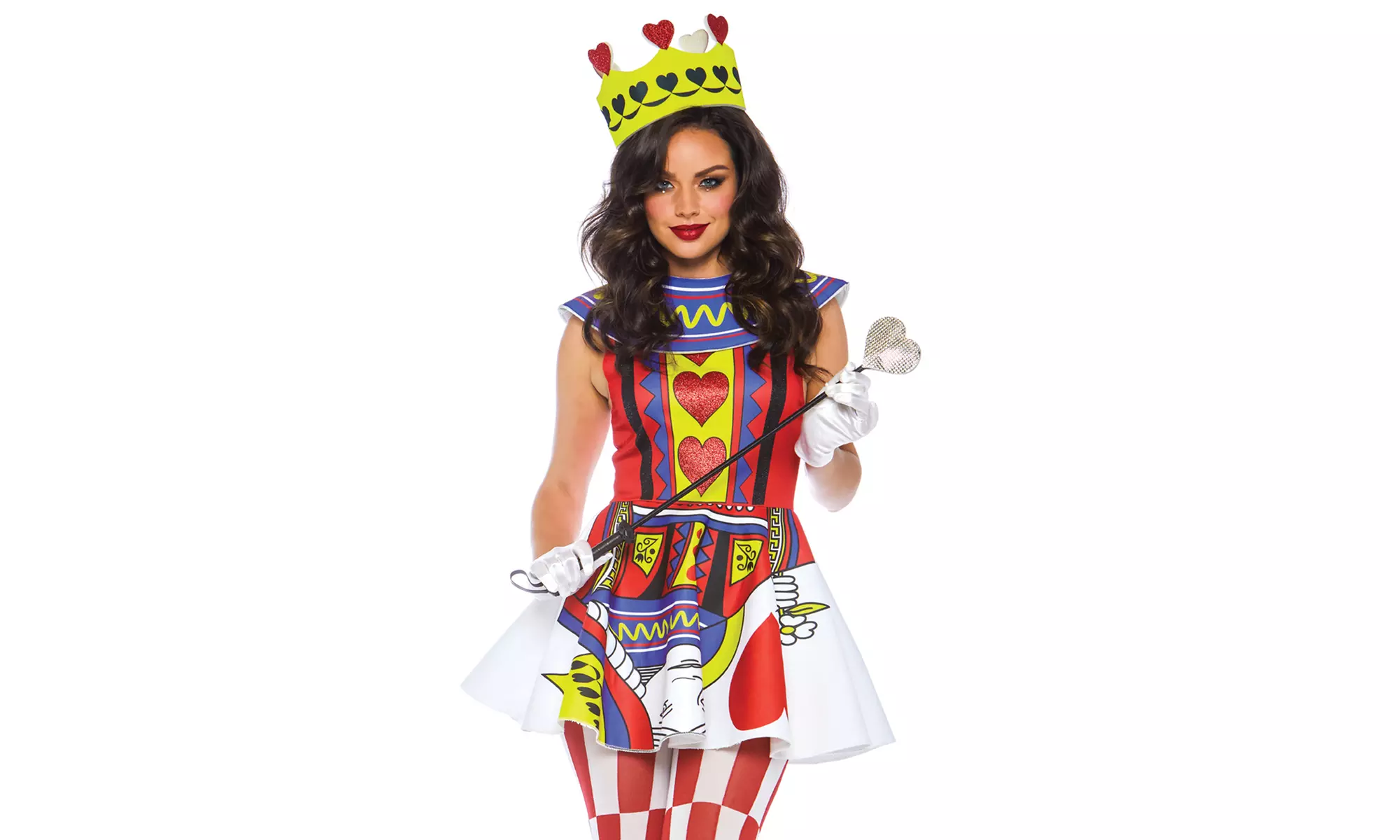 Leg Avenue Women's Card Queen of Hearts Halloween Costume - Primary Image
