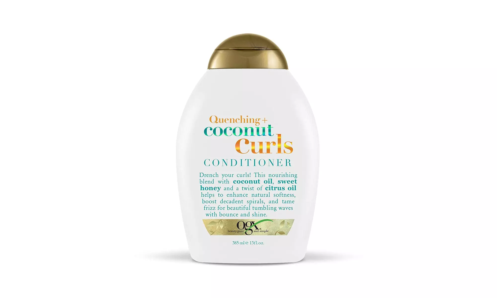 OGX Quenching Plus Coconut Curls Curl-Defining Conditioner, Nourishing Curly  - Primary Image