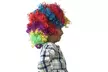 Clown Wig - Rainbow Wig - Costume Party Accessories - Unisex - Second Medium