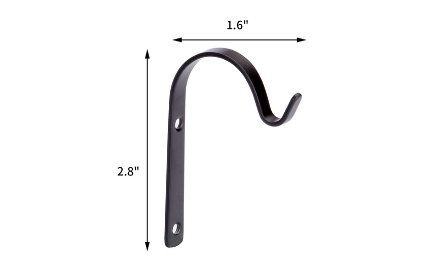 Up To 81% Off on 4-8 Pack Iron Wall Hooks Meta... | Groupon Goods