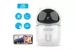 Wireless IP Camera - Senzi Security Camera 1080P Baby Monitor - Second Medium