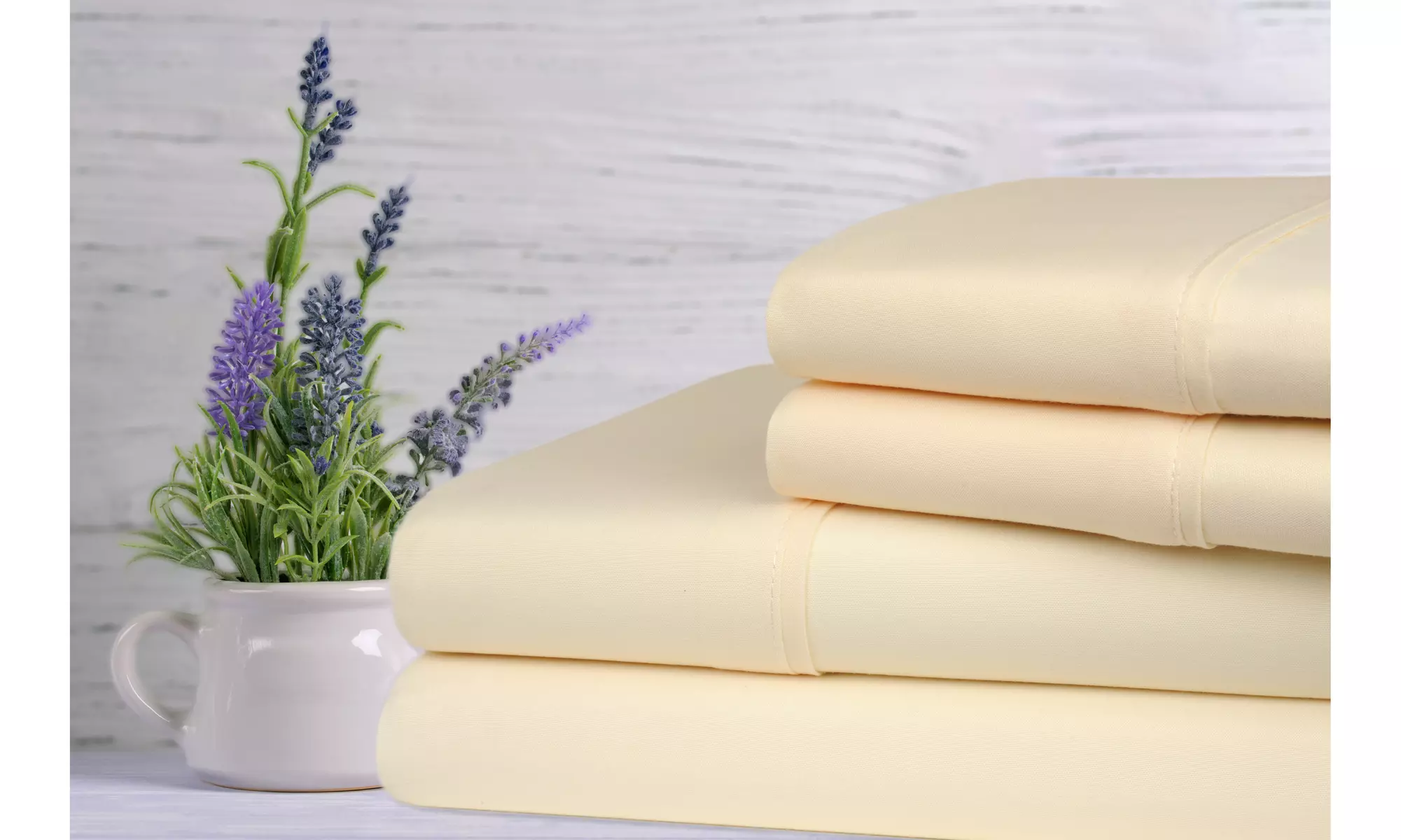 Bamboo Lavender Infused Scented 4-Pc Sheet Set - Second Medium