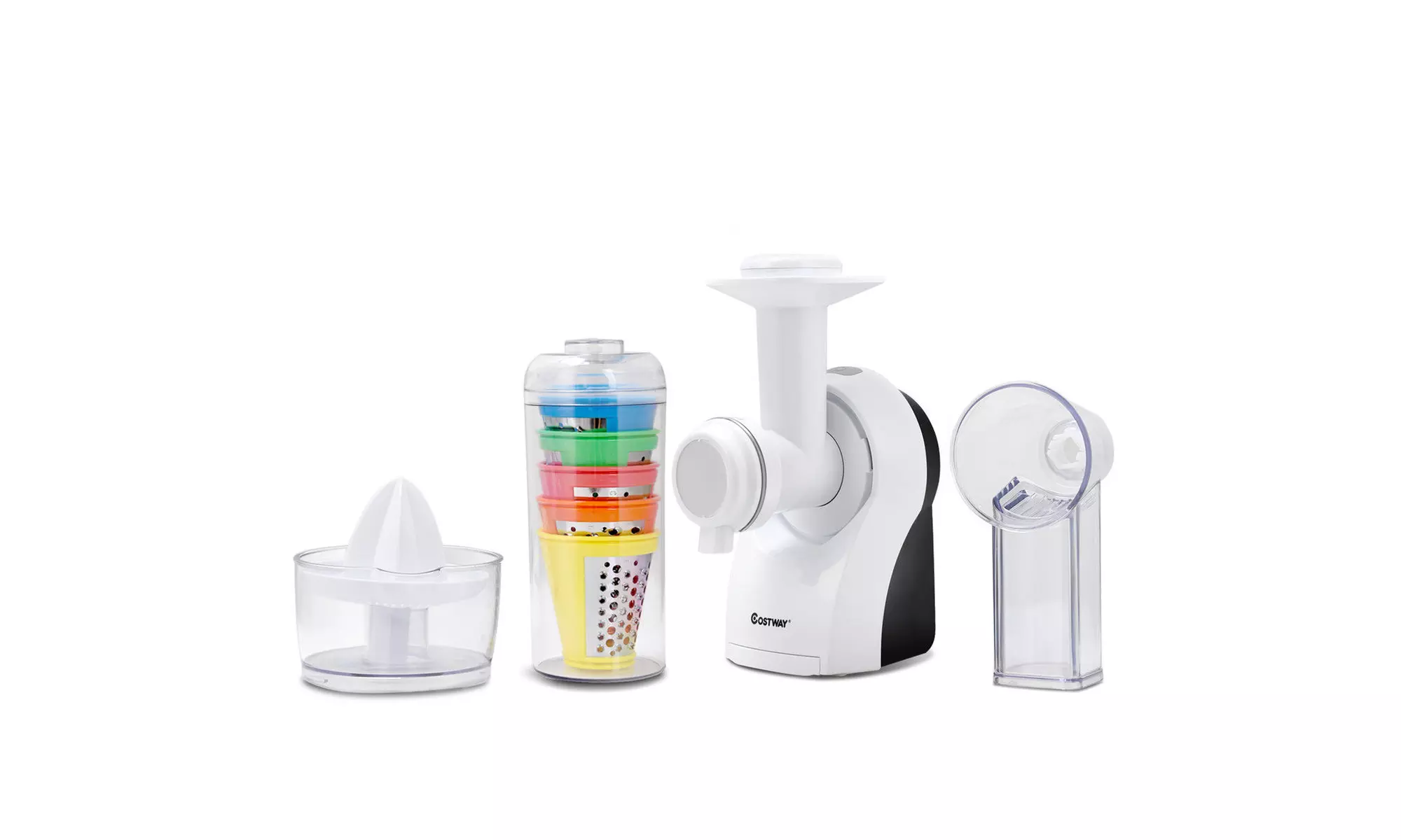 3 In 1 Electric Food Processor Citrus Juicer Frozen Dessert Maker Slicer Cutters - Primary Image