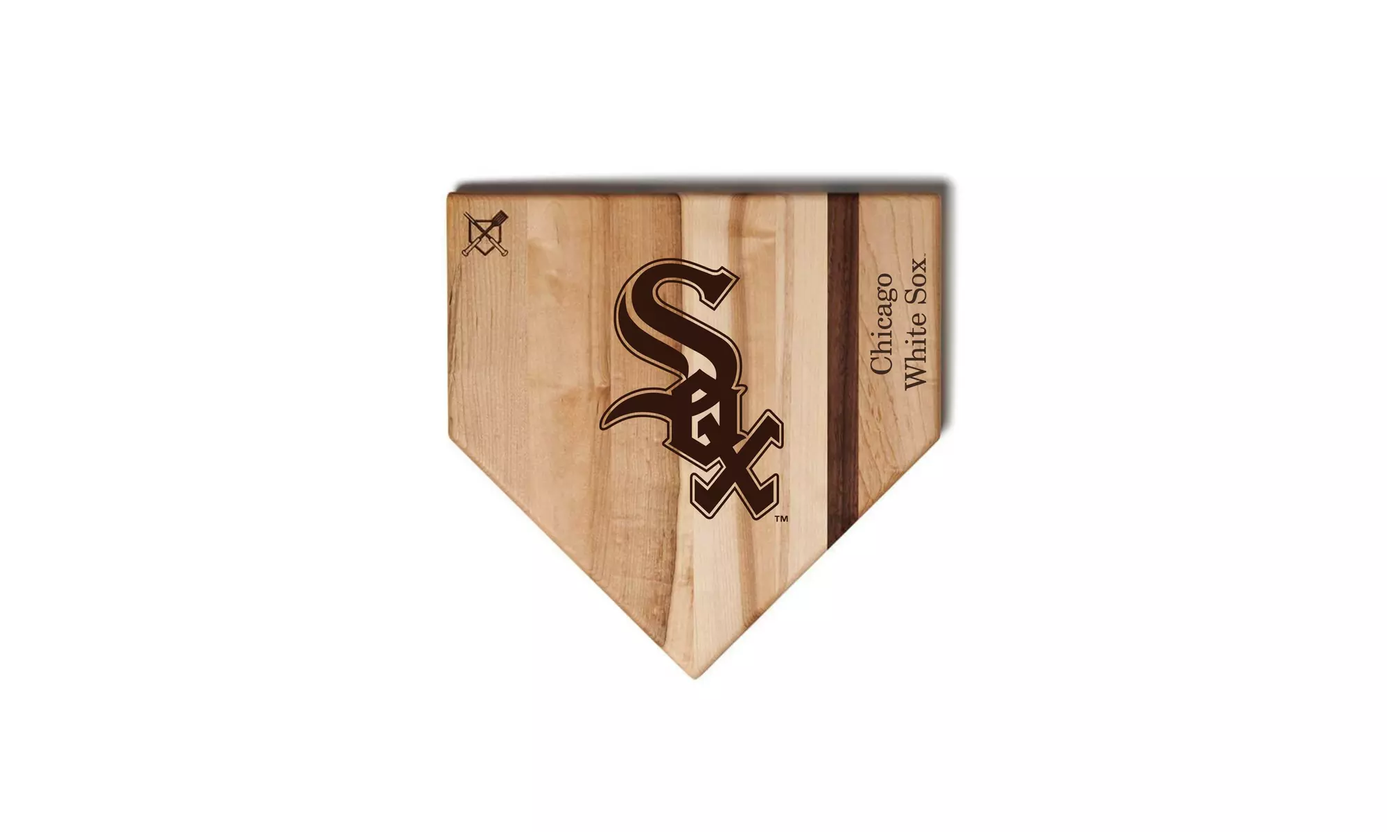 MLB 12-Inch or 17-inch Wooden Home Plate Cutting Board