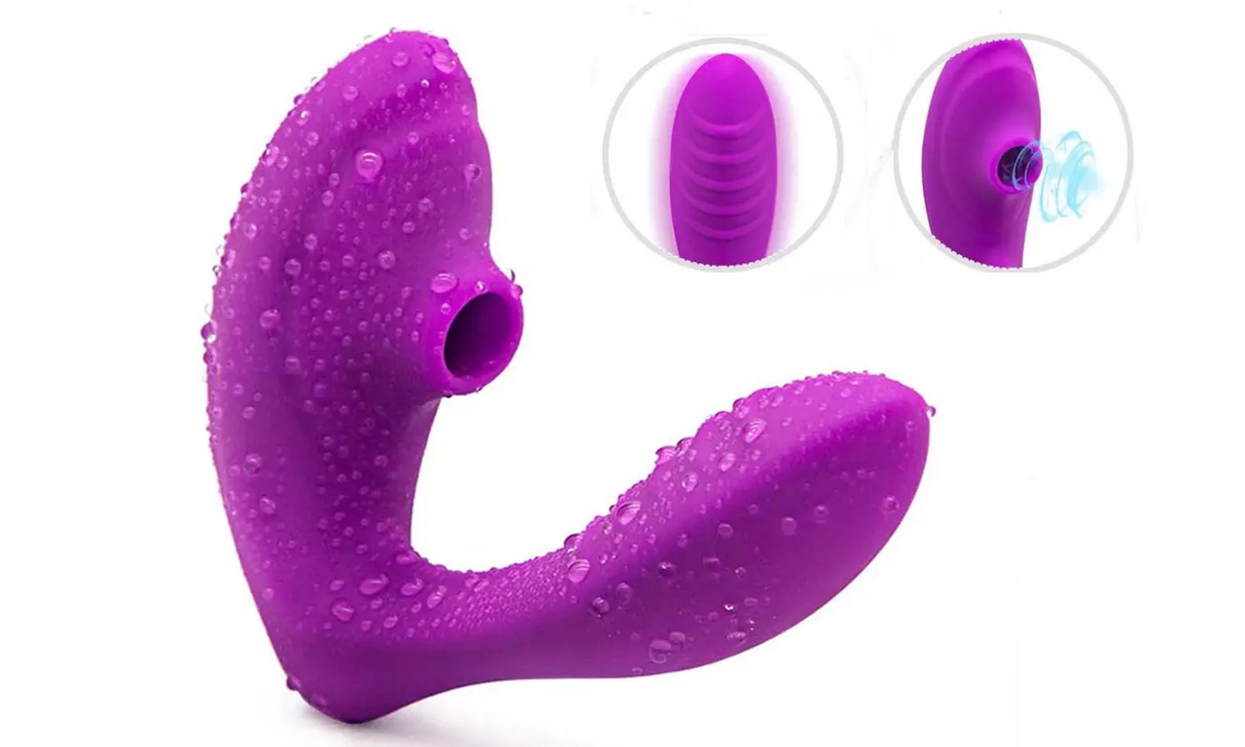 10 Speeds Sucking Vibrator Clit Dildo G spot Massager Sex Toy