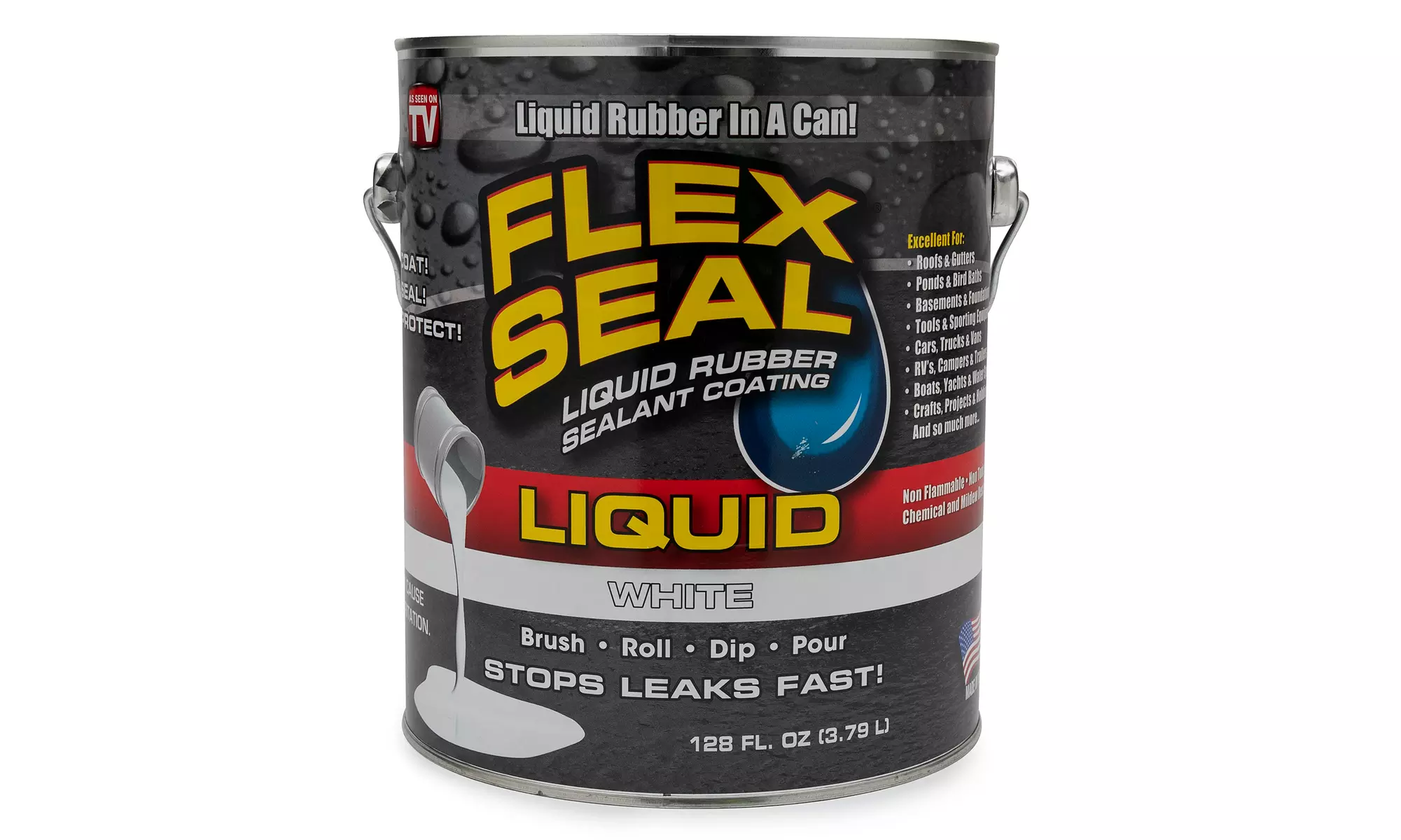 Flex Seal Liquid (1-Gallon, White) - Primary Image