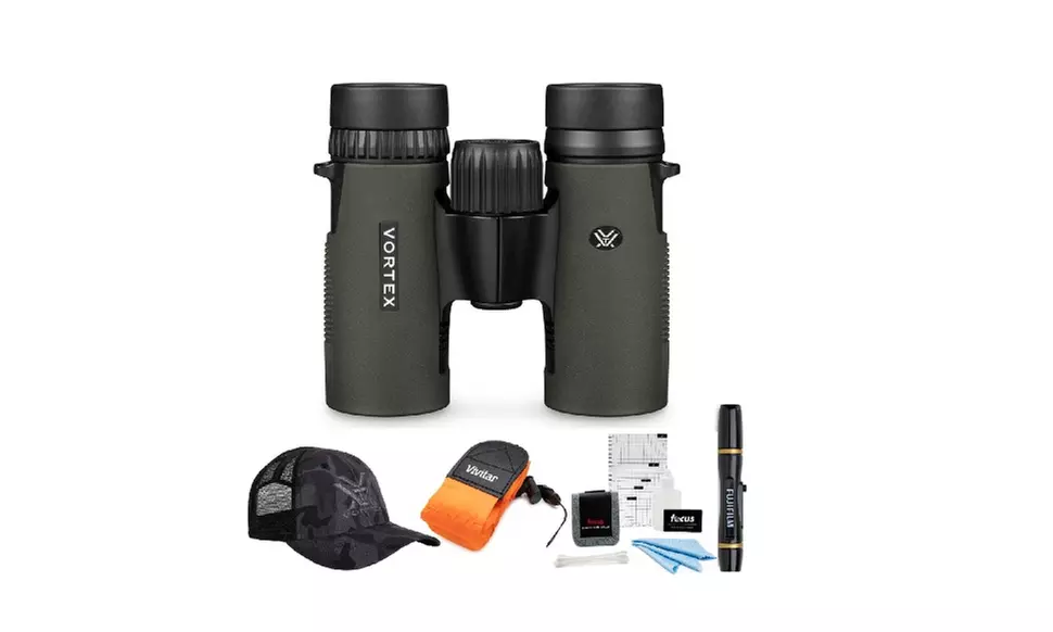 Vortex Diamondback 10x50 Binocular with Vortex Cap and Accessory Bundle - Primary Image