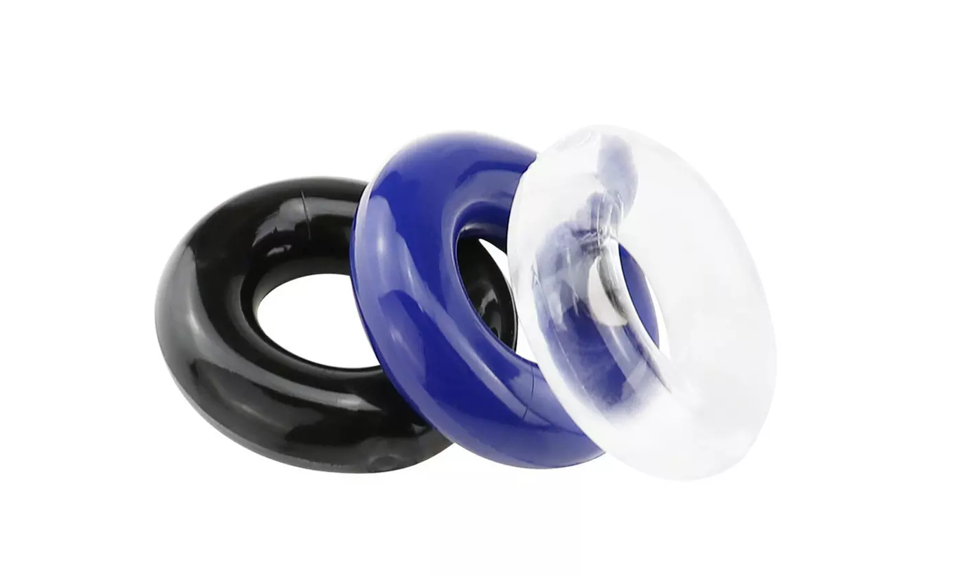 9 PCS Silicone Penis Ring Enhancer Prolong Sex Aid Tool