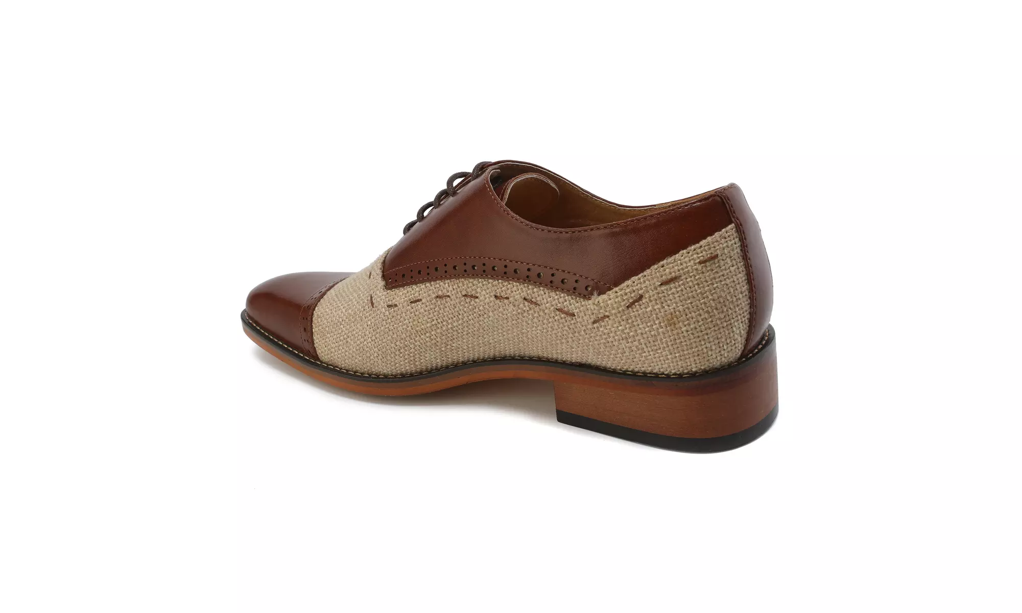 Gino Vitale Lace-Up Cap Toe Oxford