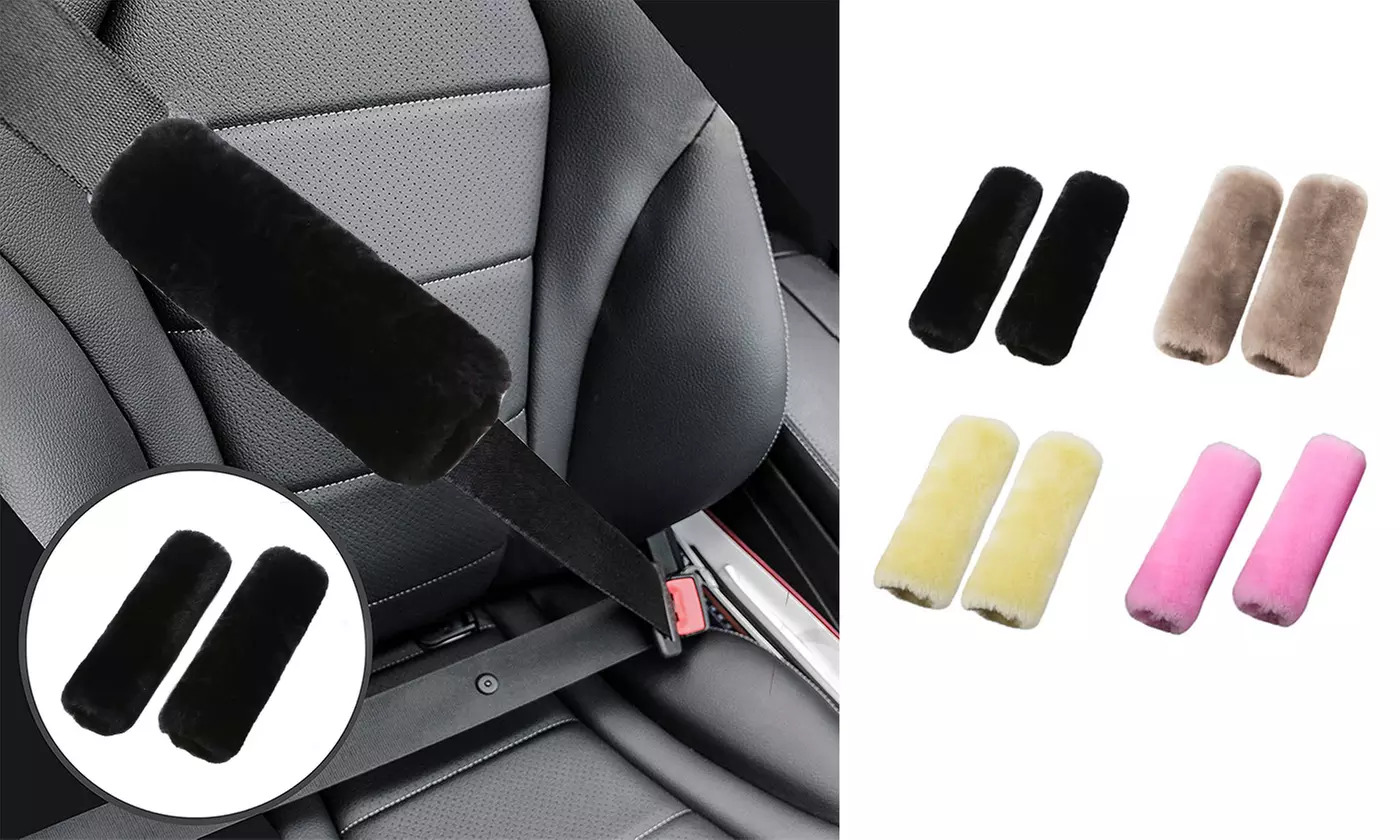2 Pack Seat Belt Cover for Shoulder Pad Neck Cushion Protector Car Seat Belt Pad - Primary Image