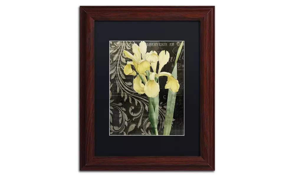 Color Bakery 'Ode To Yellow' Matted Wood Framed Art - Primary Image