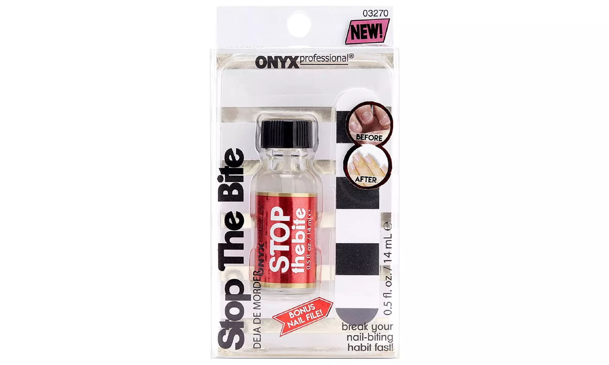 Onyx Professional "Stop The Bite" Nail Biting & Thumb Sucking Deterrent Polish - Primary Image