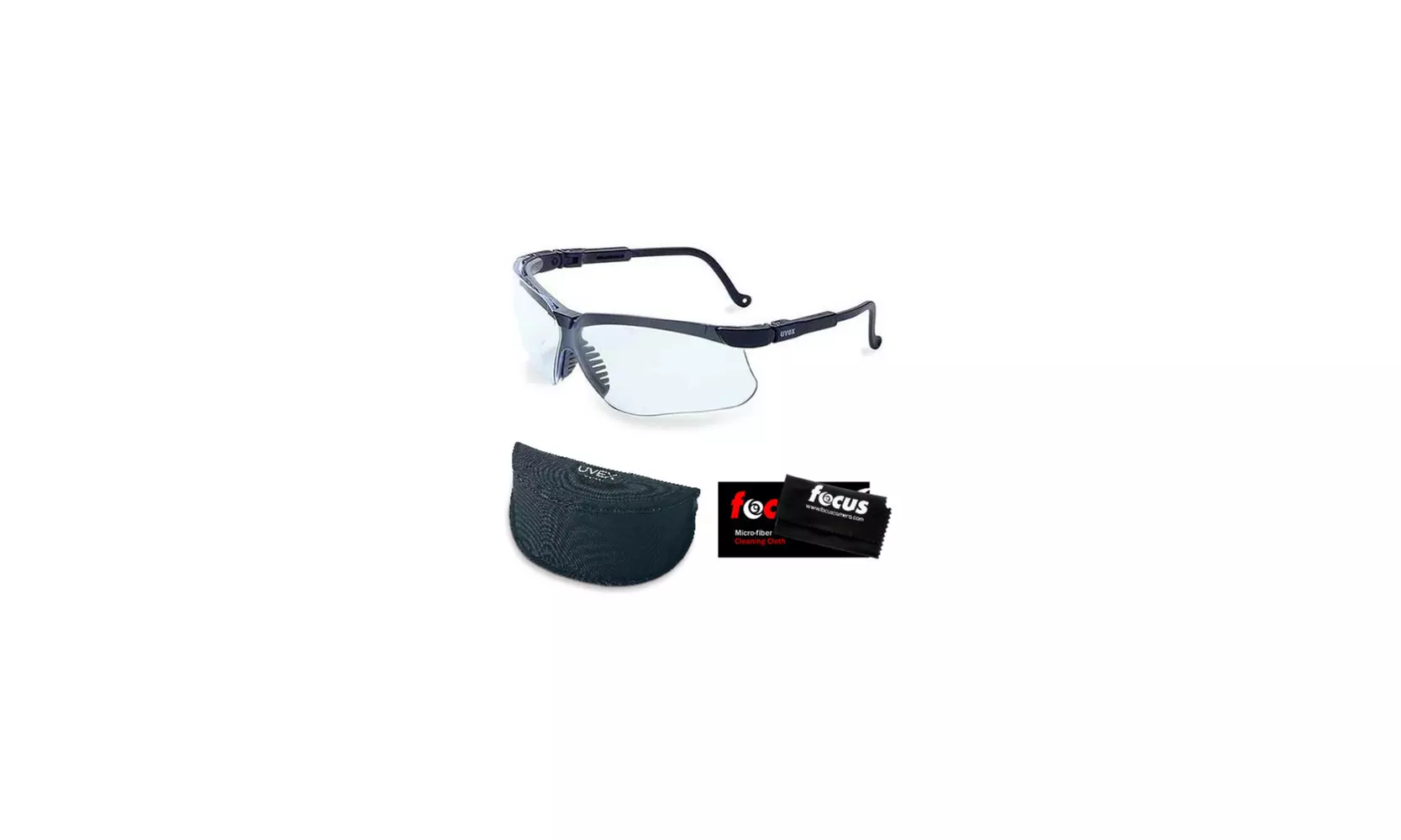 Howard Leight Genesis Safety Eyewear with Hydroshield Clear Lens Bundle - Primary Image