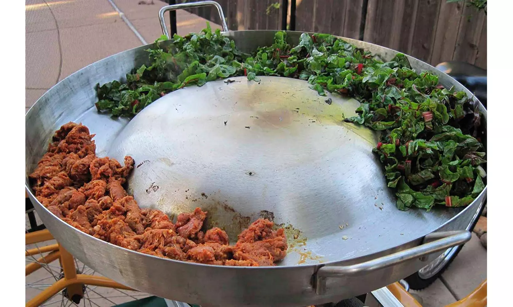 Heavy Duty Comal Convex Stainless Steel Acero Inoxidable Outdoors Frying Bowl - Primary Image
