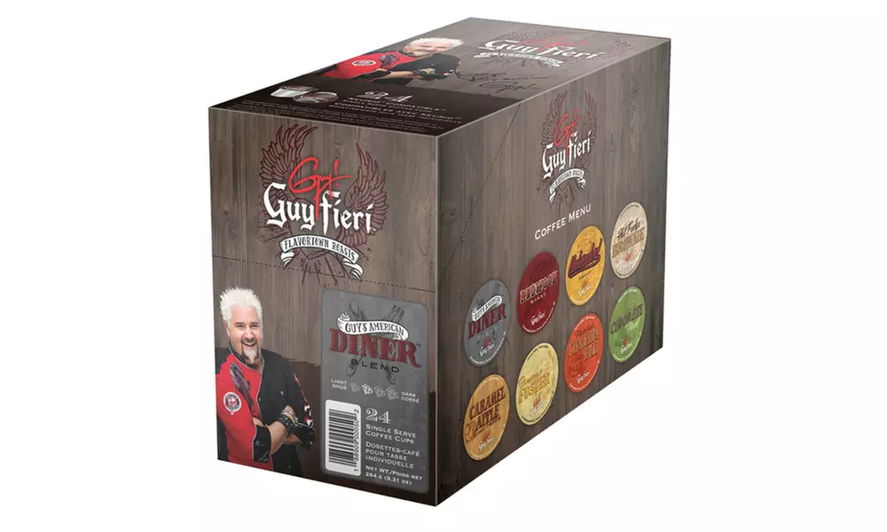 Guy Fieri Guys American Diner Blend Single Serve Cups, 48 or 96 Count