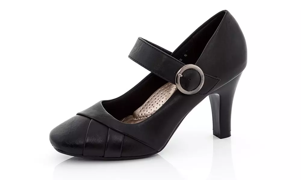 Rasolli Women's Medium Width Classic Mary Jane Shoes
