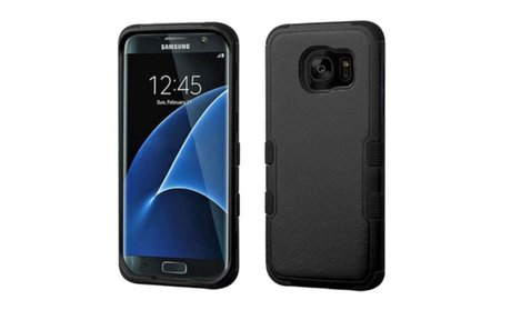 Insten Tuff Hard Hybrid Silicone Rubber Case For Samsung Galaxy S7...