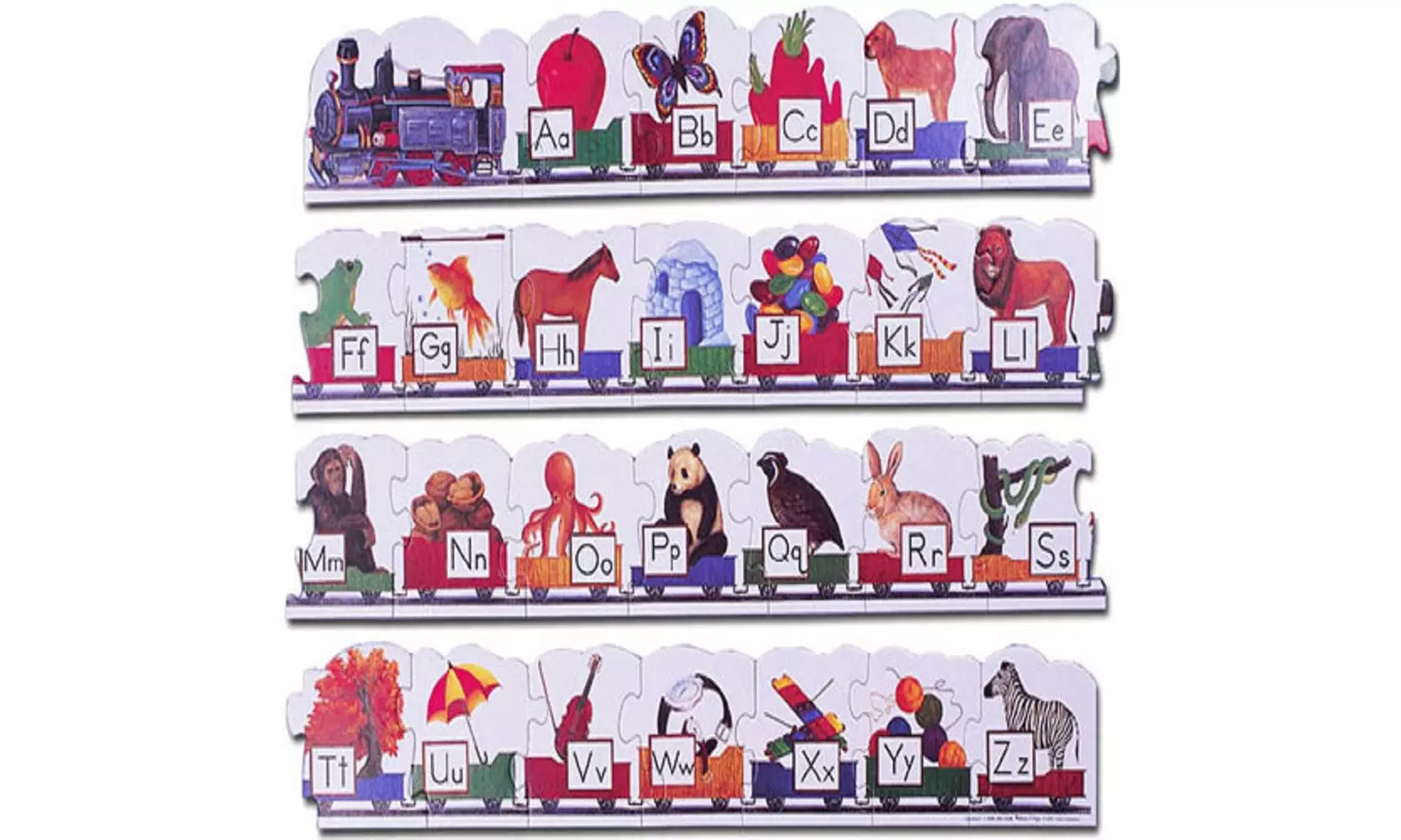 Lights Camera Interaction Lci424 Floor Puzzle Alphabet Train - Primary Image