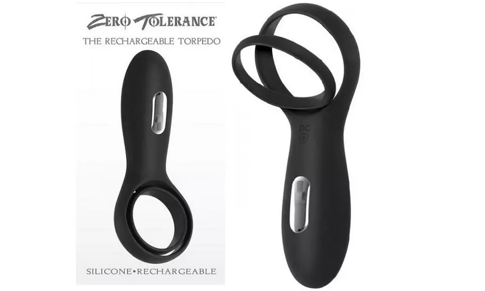 Zero Tolerance The Rechargeable Torpedo C-Ring Black 4.5 Inch - Primary Image