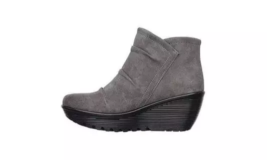 Women's Skechers Parallel Triple Threat Wedge Bootie - Second Medium