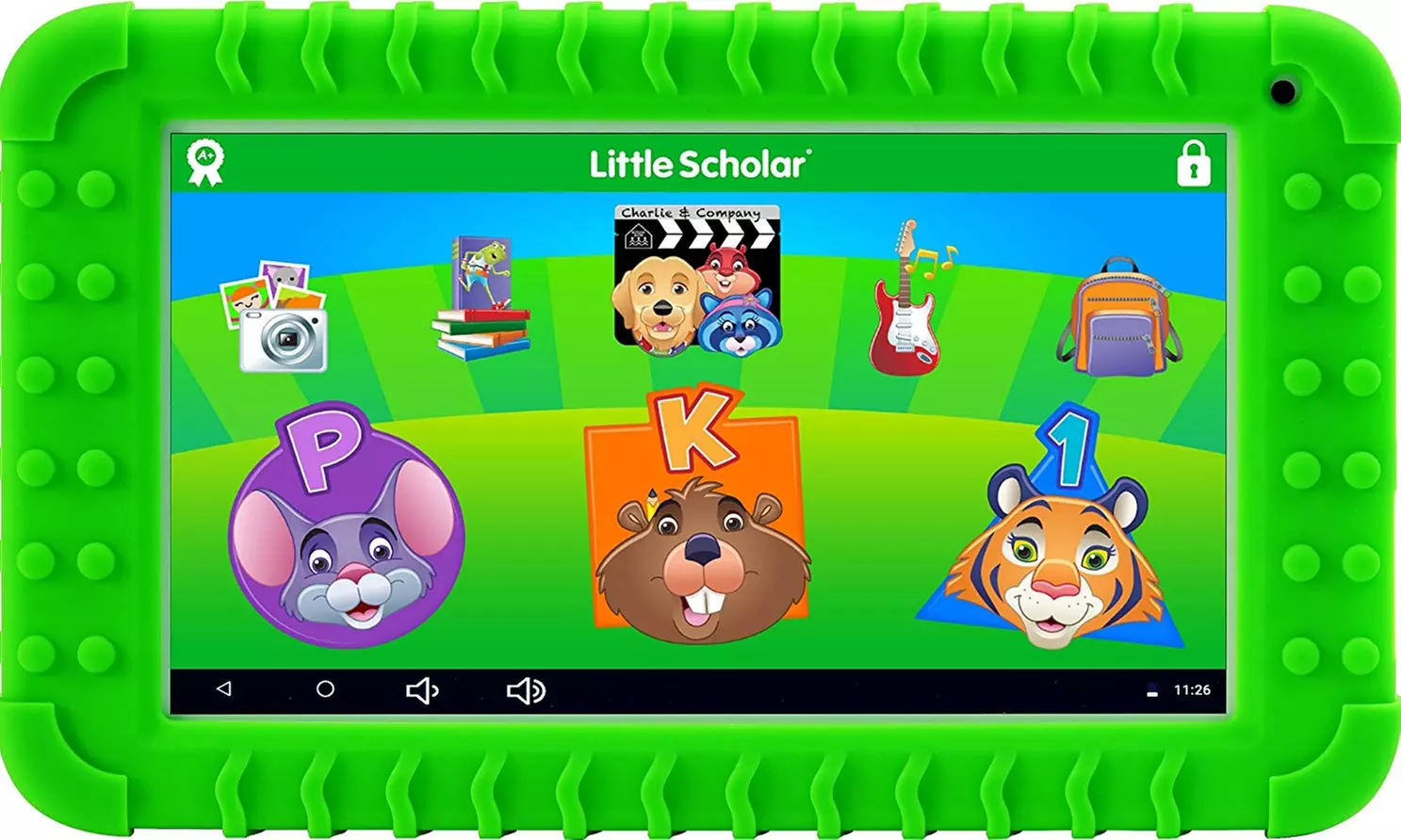 School Zone - Little Scholar Kids Learning Tablet & Car Charger - Ages 3 to 7 - Primary Image