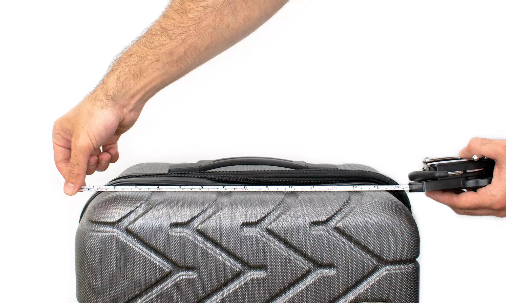 Mechanical Luggage Scale with Tape Measure 75 lbs.