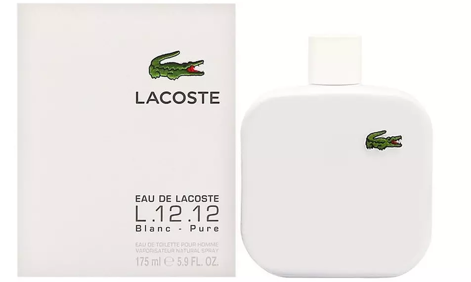 Lacoste Blanc L.12.12 Pure Eau de Toilette for Men (Multiple Sizes)