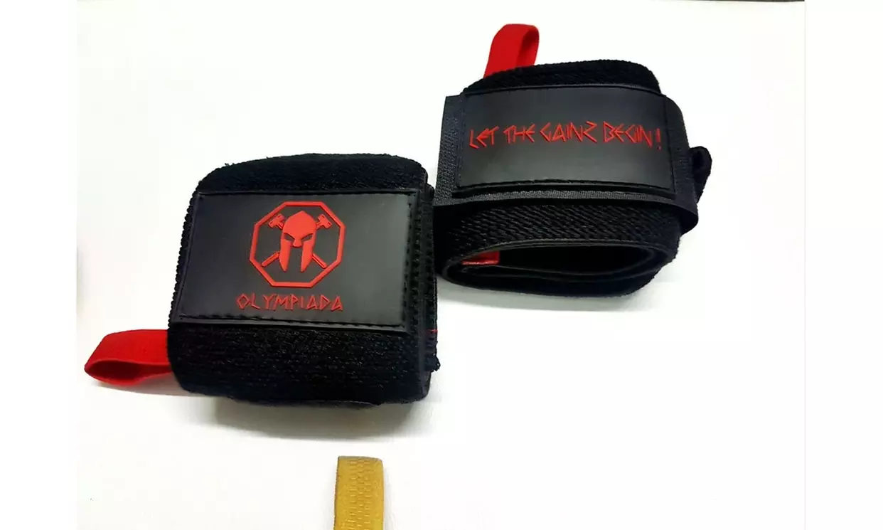 Olympiada 20" Deluxe Swag Fitness Wrist Wraps- Stiffest & Dopest Wraps - Second Medium