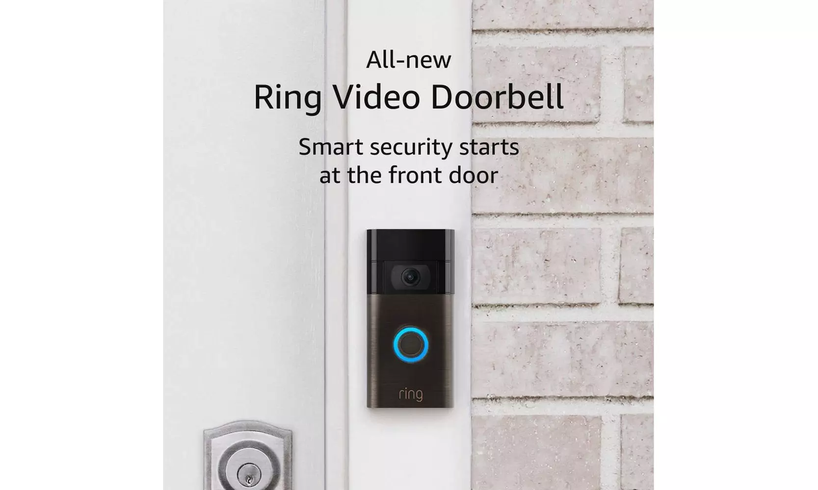 Ring Video Doorbell 2nd Gen Wi-Fi Enabled HD Camera Amazon Alexa 2020 Release - Second Medium