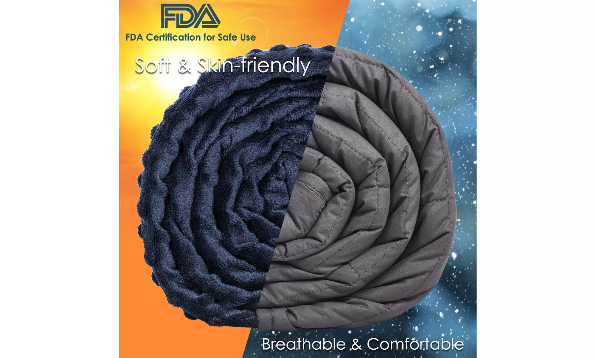 Costway 15/20/25lbs Weighted Blanket Removable Soft Crystal Cover,Glass Bead