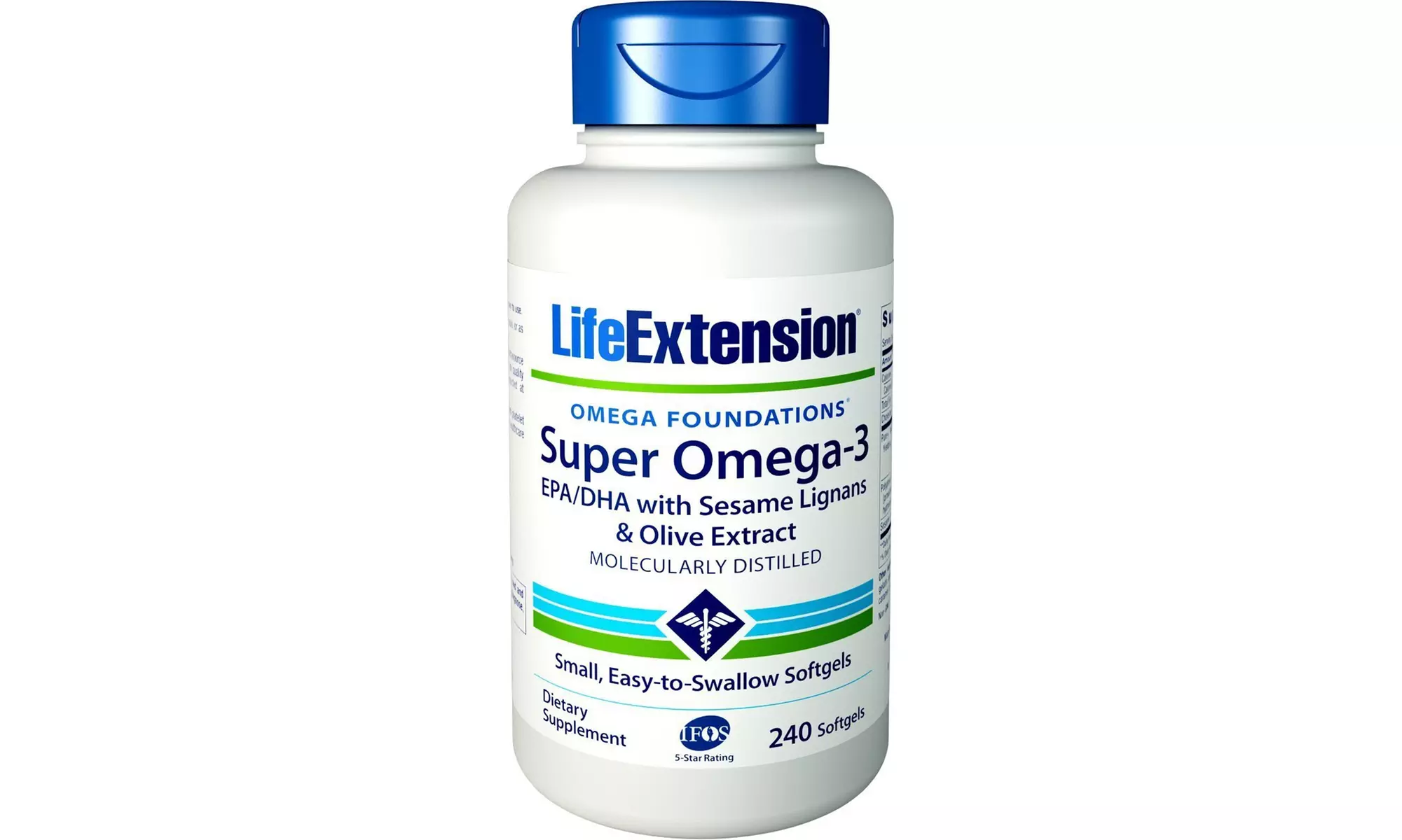 Life Extension Super Omega-3 EPA/DHA with Sesame Lignans & Olive Extract - Second Medium