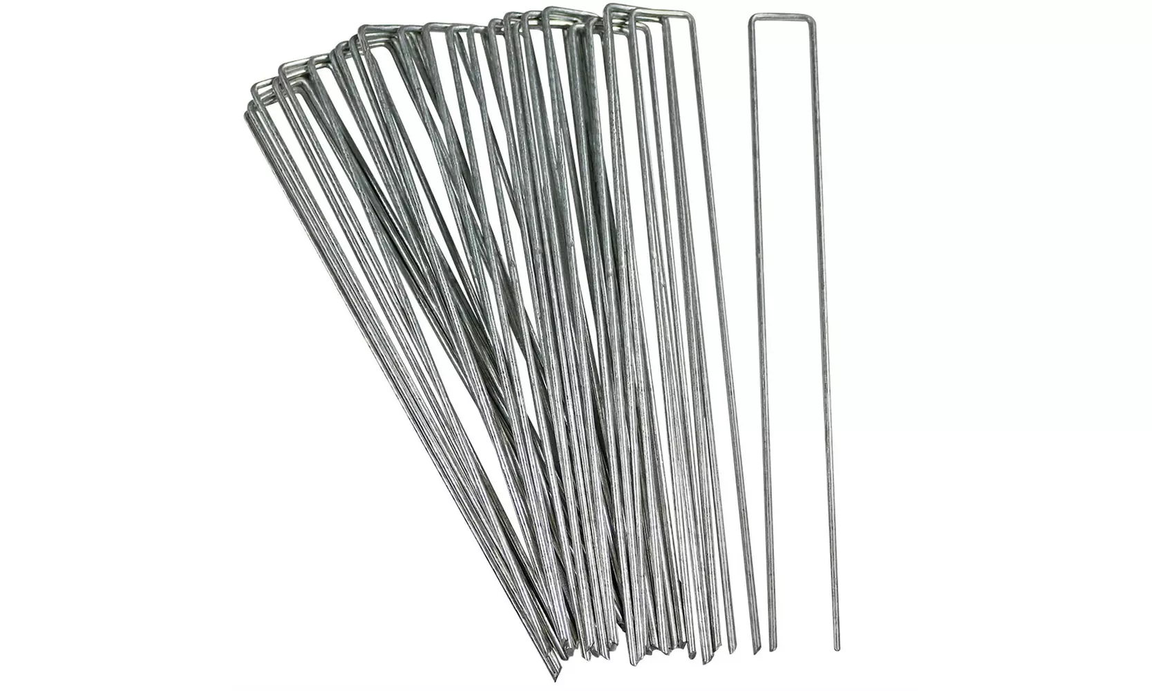Sunnydaze 12 Inch Garden Staples Set of 25 - Primary Image