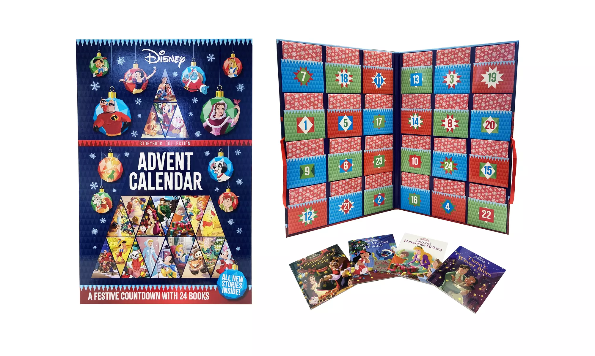 Disney Advent Calendar with 24 Mini Storybooks - Primary Image