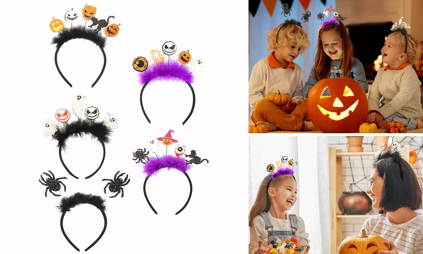Halloween Headband for Girls Costume Party Accessories Pumpkin Ghost  - Primary Image