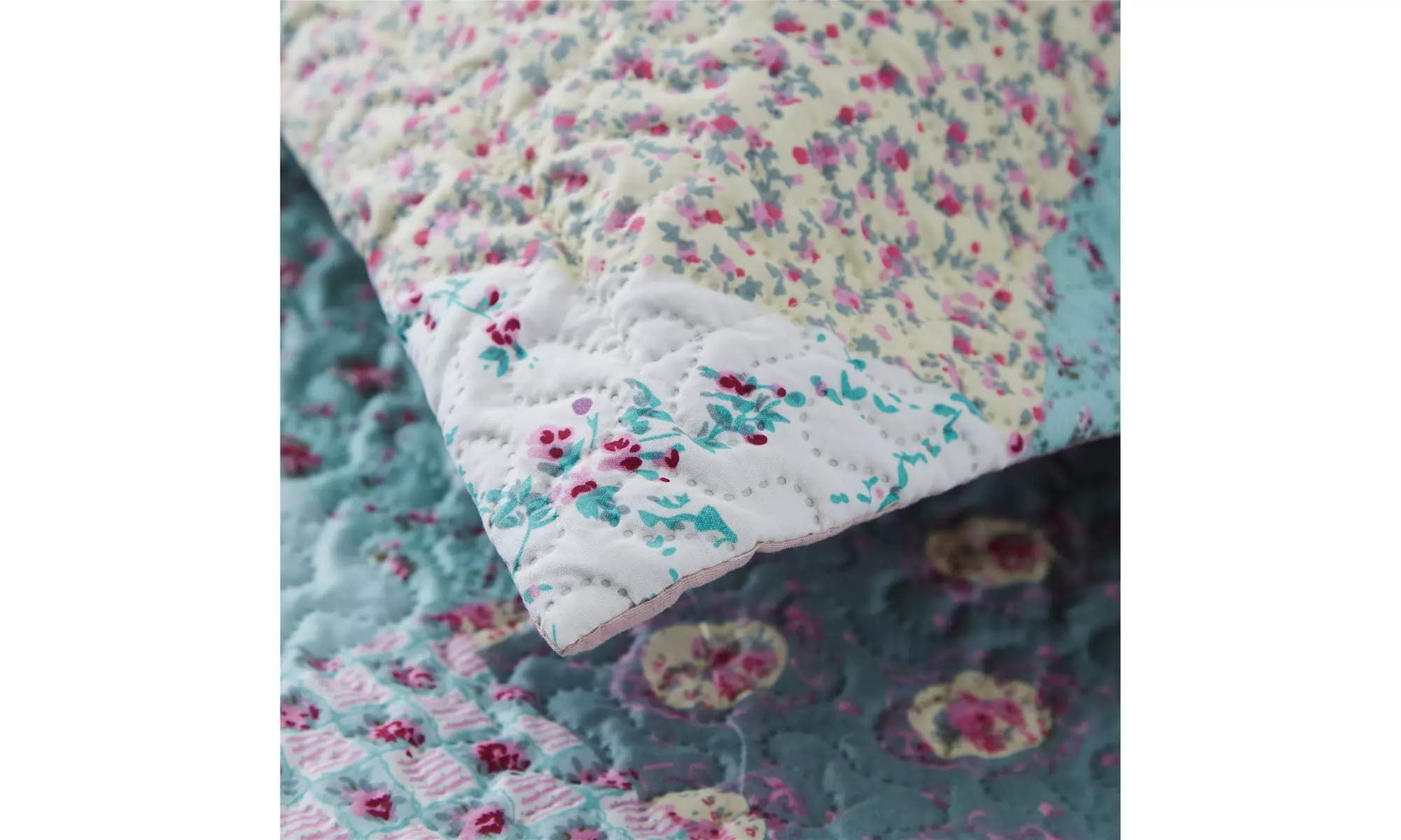 JML 3-Piece Reversible Quilt Set,Home Collection Printed Bedspread With 2 Shams