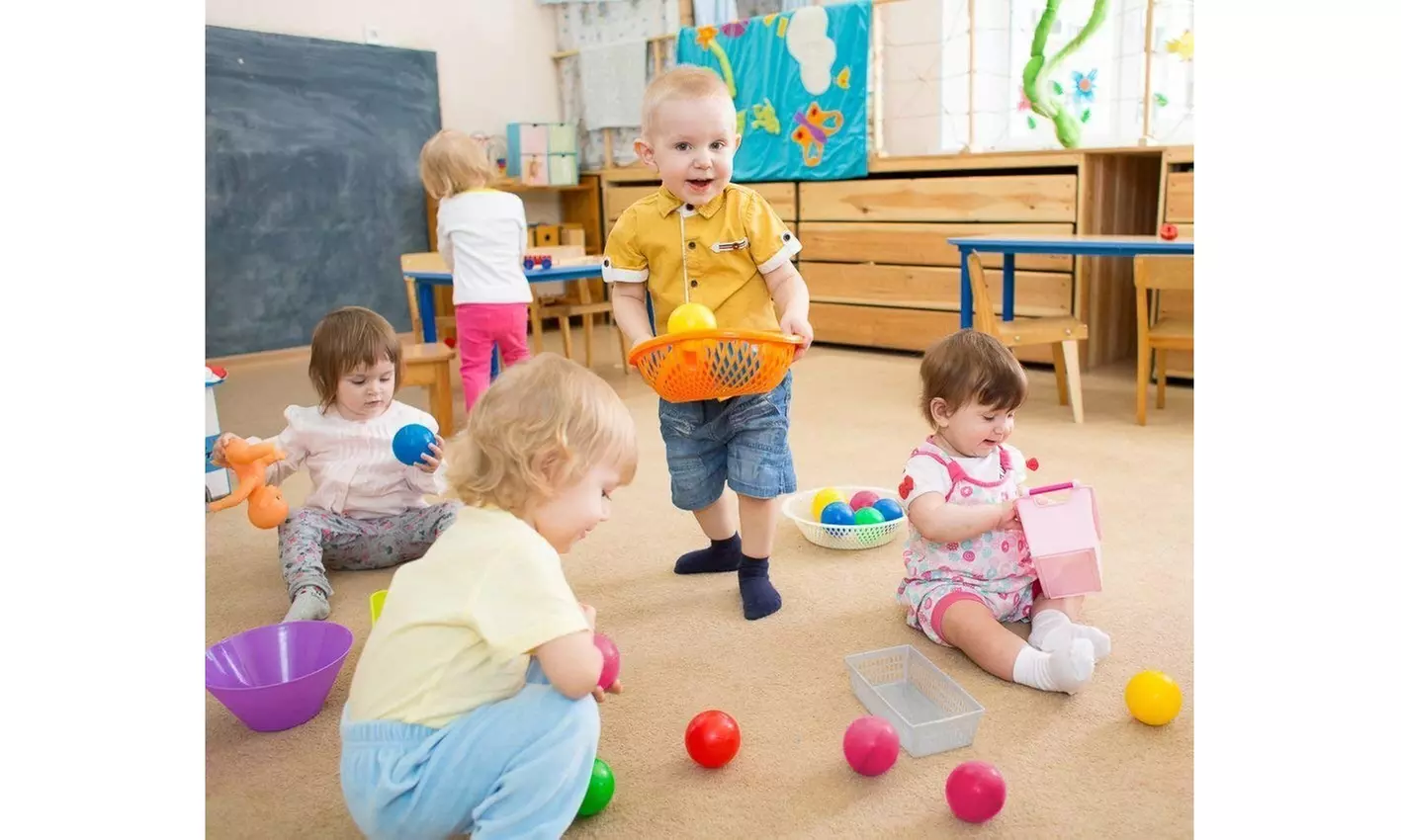 100 Ball Pit Balls Crush Proof Plastic Ball - Primary Image
