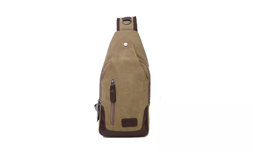Canvas Shoulder Sling Bags (1-Pack or 2-Pack) - Primary Image