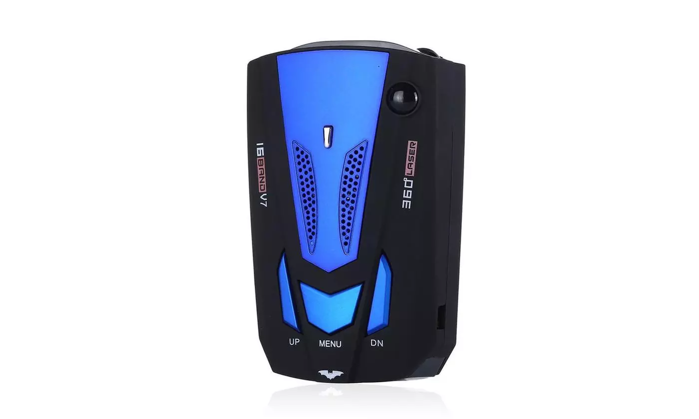 360 Degree 16 Band V7 GPS Speed Safety Radar Detector Voice Alert Laser Light - Primary Image