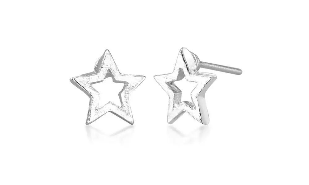 Star Stud Earrings - Second Medium