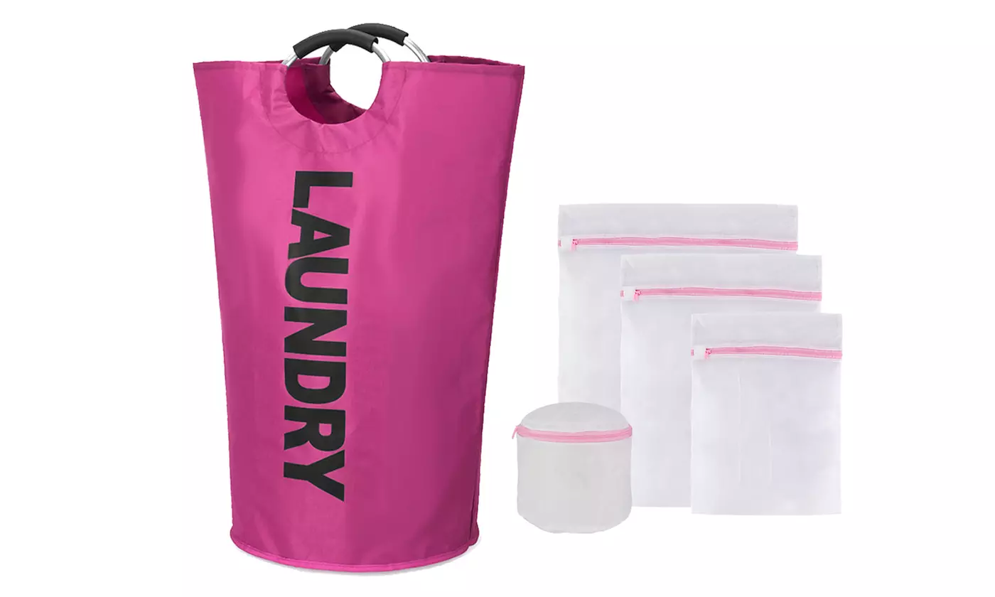 90L Large Laundry Basket Mesh Laundry Wash Bags for Socks Underwear Hosiery Bras