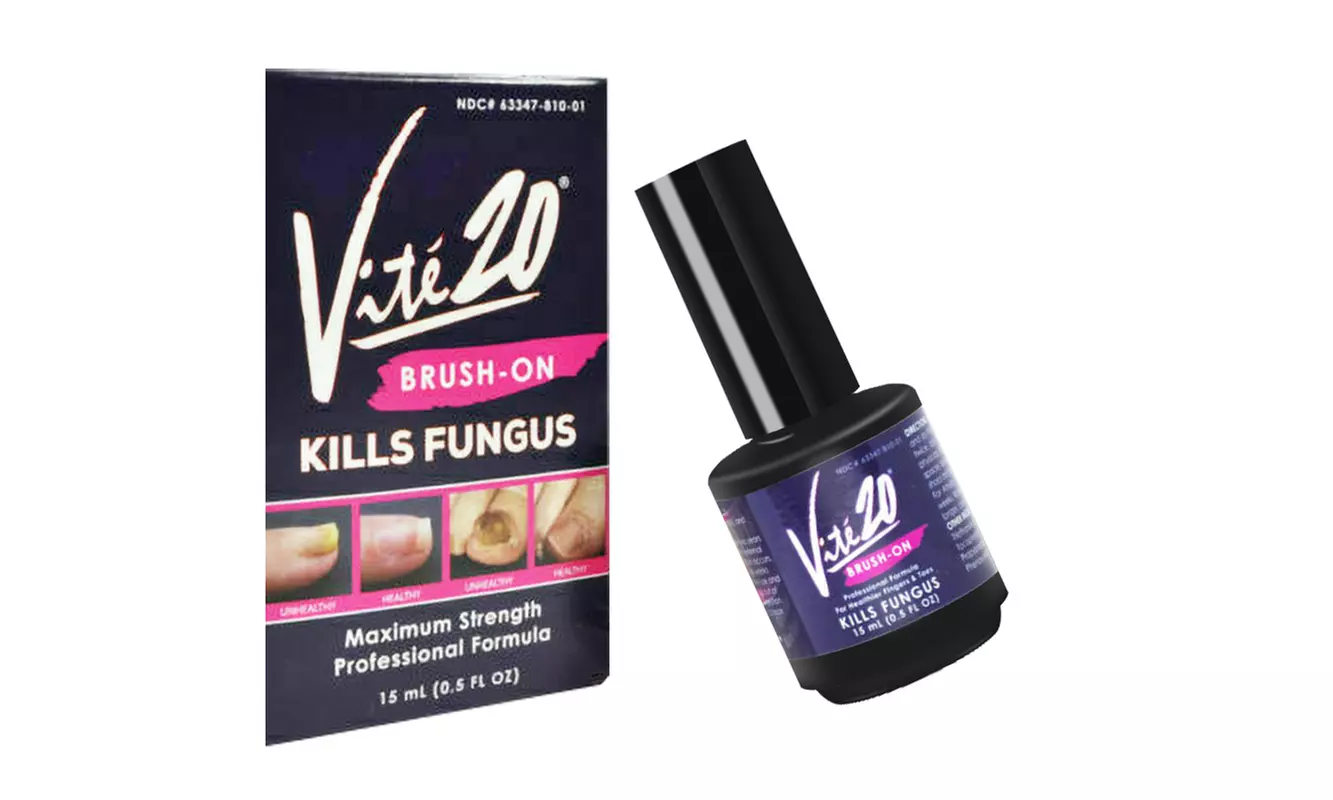 Vite20 Brush On Antifungal kill Hand and Feet Antifungal Kills Fungus 0.5oz/15ml - Second Medium