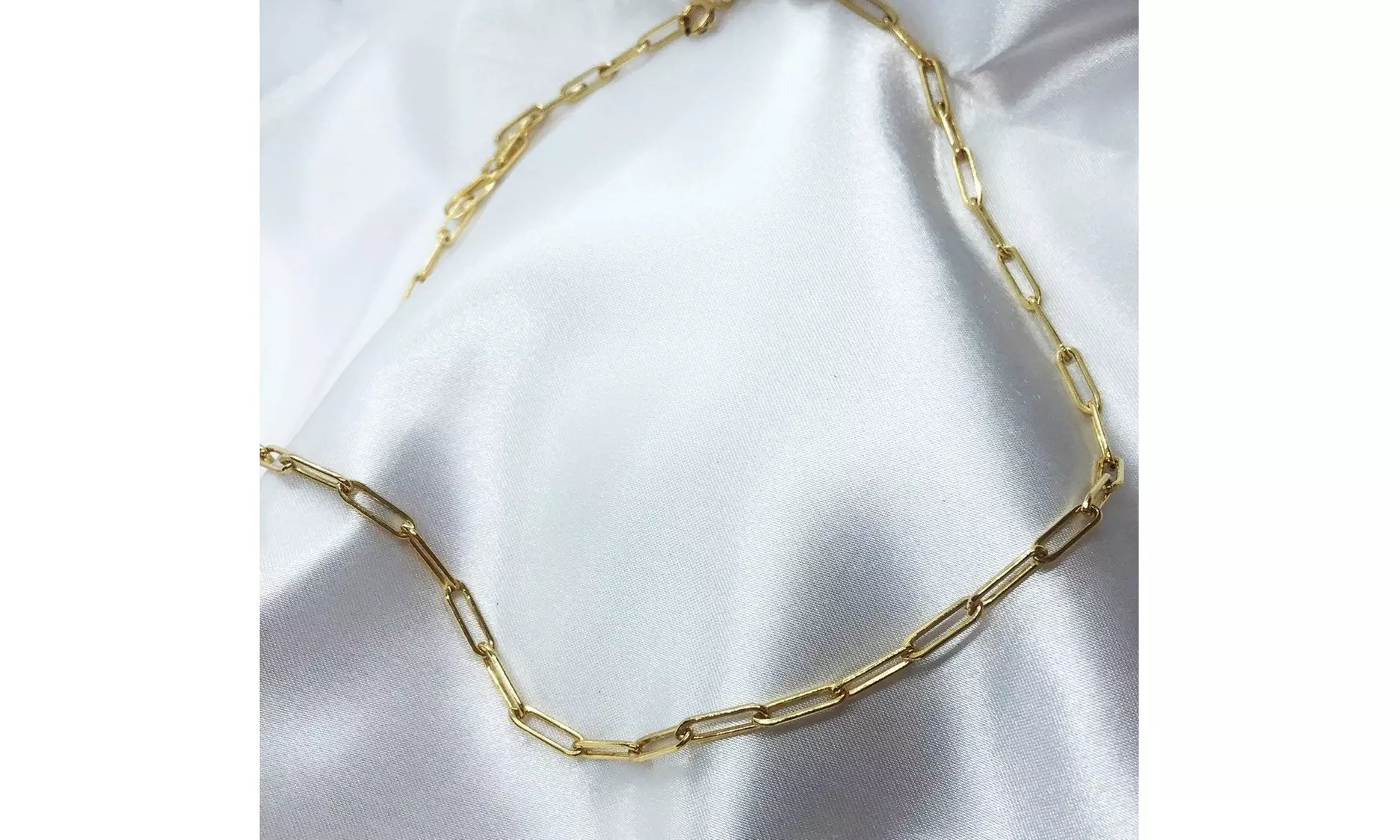 Sterling Silver Paper clip chain