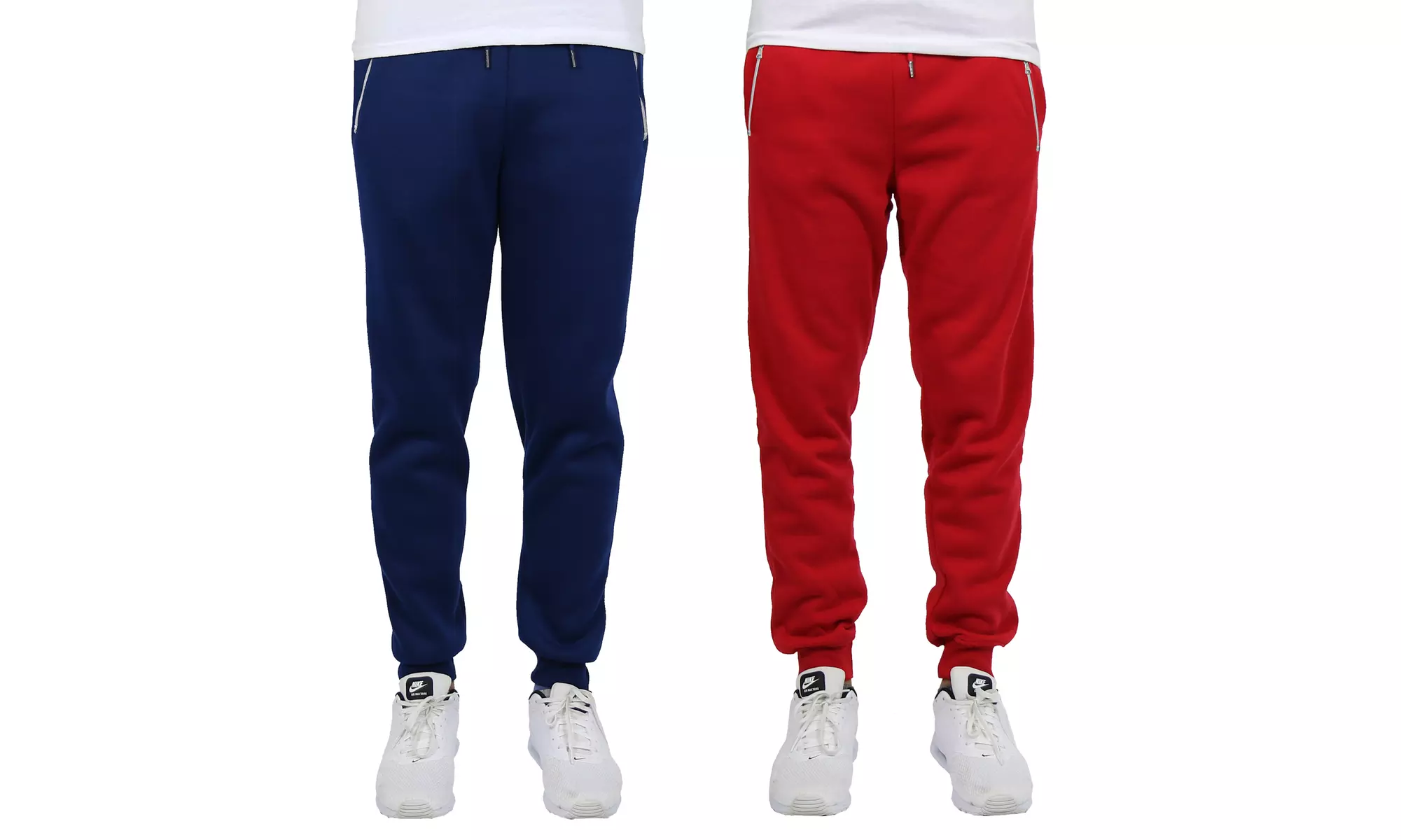 2-Pack Galaxy By Harvic Men's Fleece-Lined Jogger Sweatpants (S-2XL)