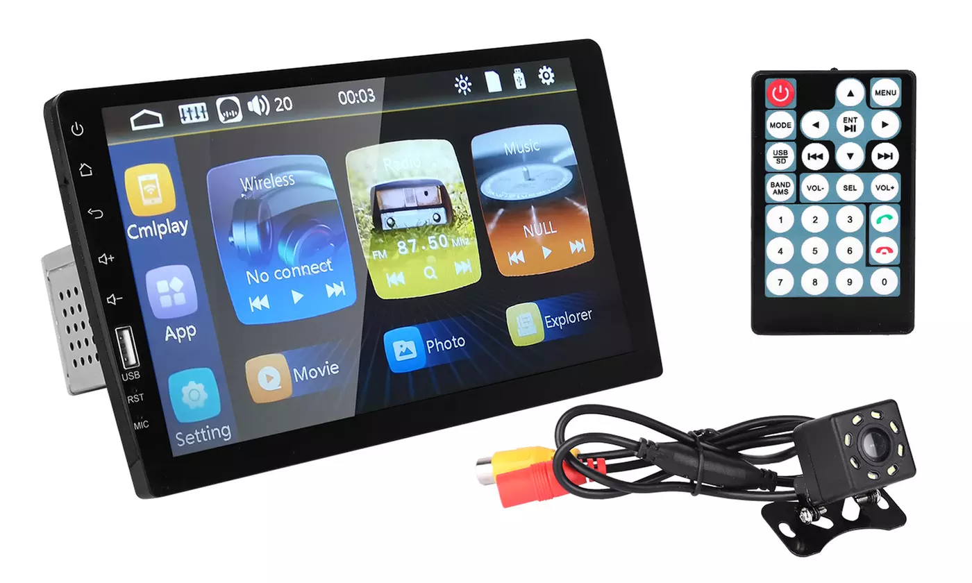 iMounTEK 9" Wireless Car MP5 Player 1080P Video Player w/ 720P Rear View Camera - Primary Image
