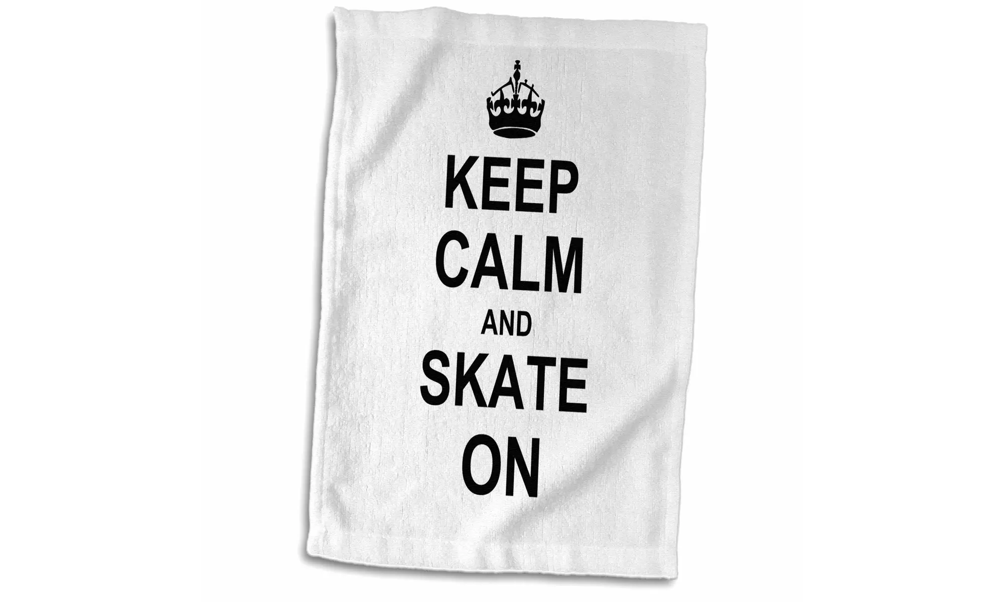  Towel - Keep Calm and Skate on - carry on skating - funny skateboarding - Primary Image