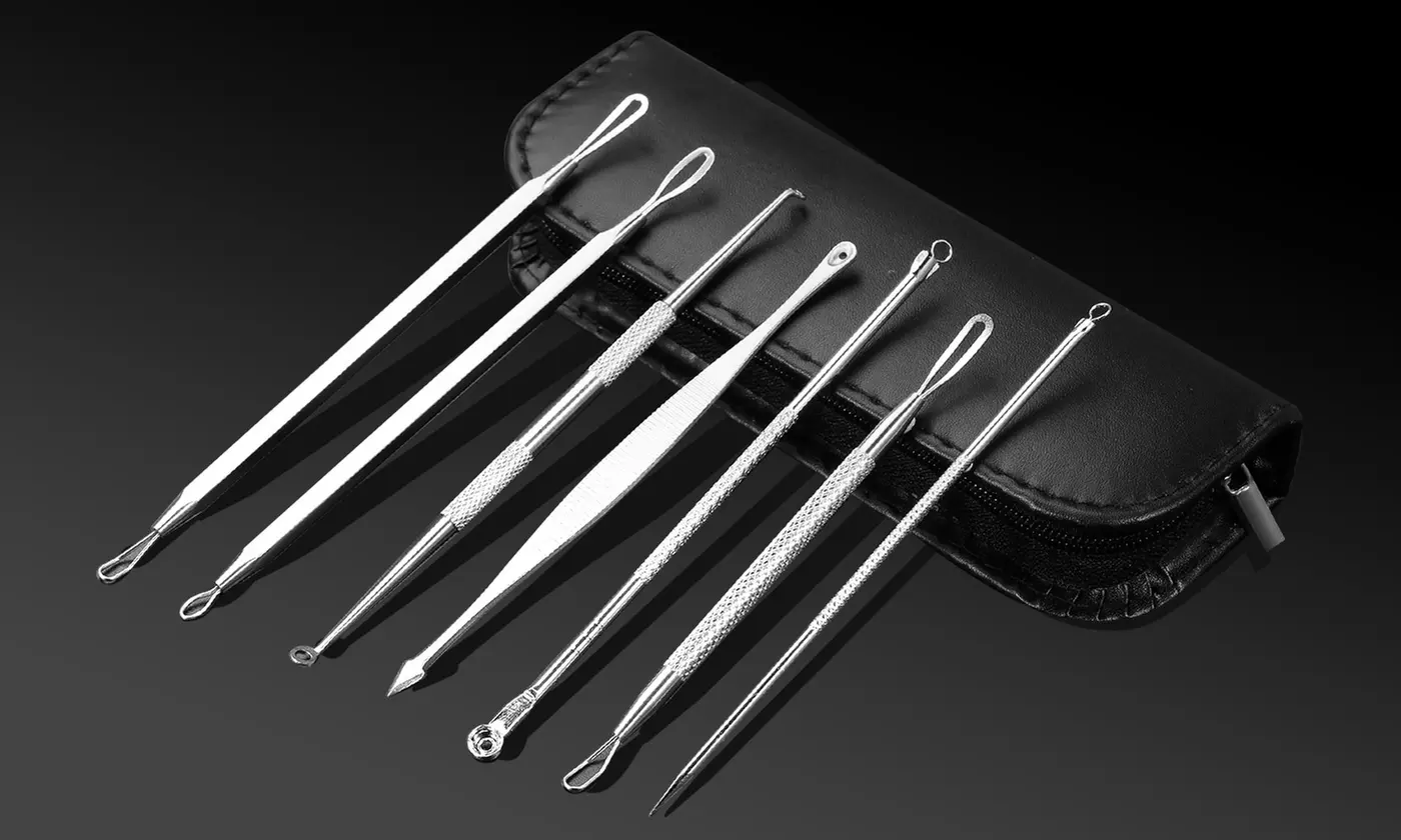 iMounTEK Stainless Steel Blemish-Extractor Set (8-Piece)