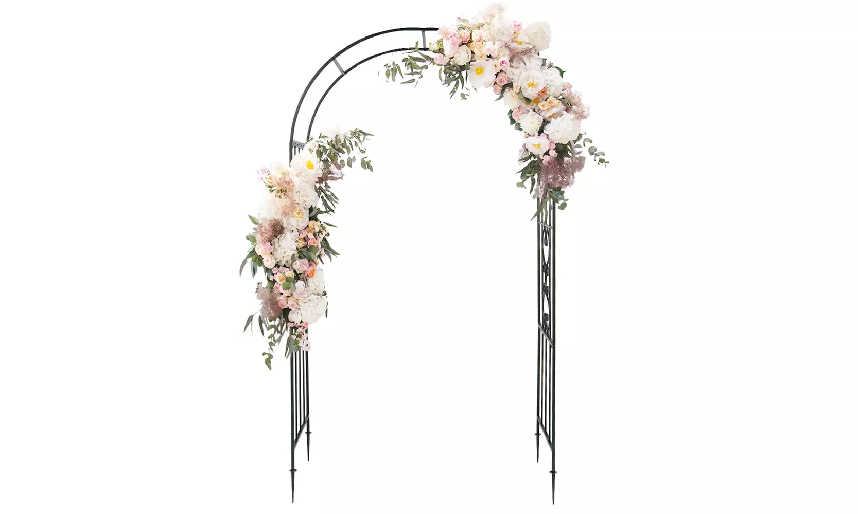 Arc Roof Wrought Iron Arch Plant Climbing Frame - Second Medium