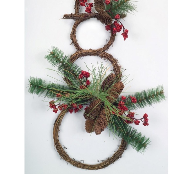 Up To 12 Off On 23 5 Grapevine Snowman Twigs Groupon Goods