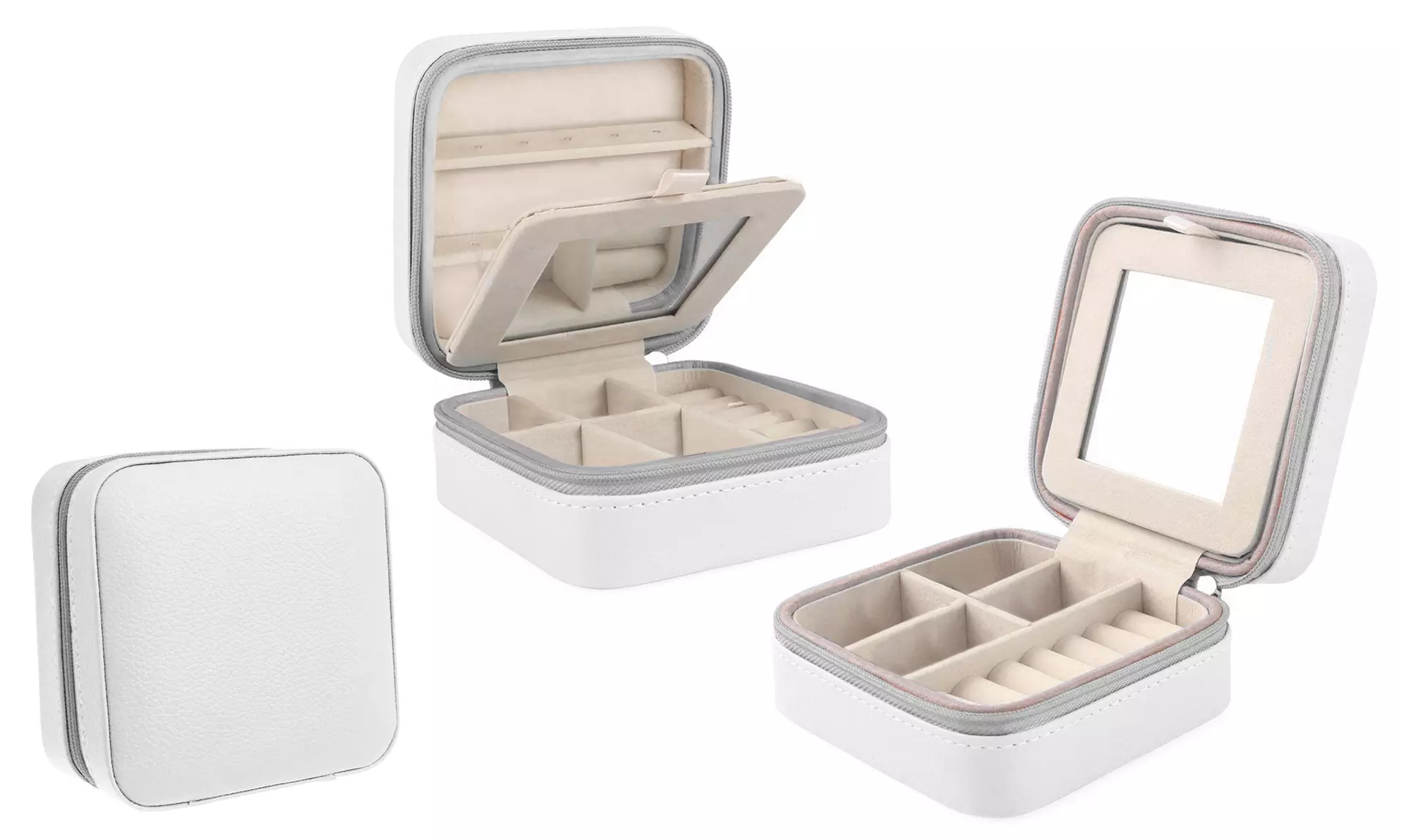 Mini Portable Travel Jewelry Box & Jewelry Organizer 