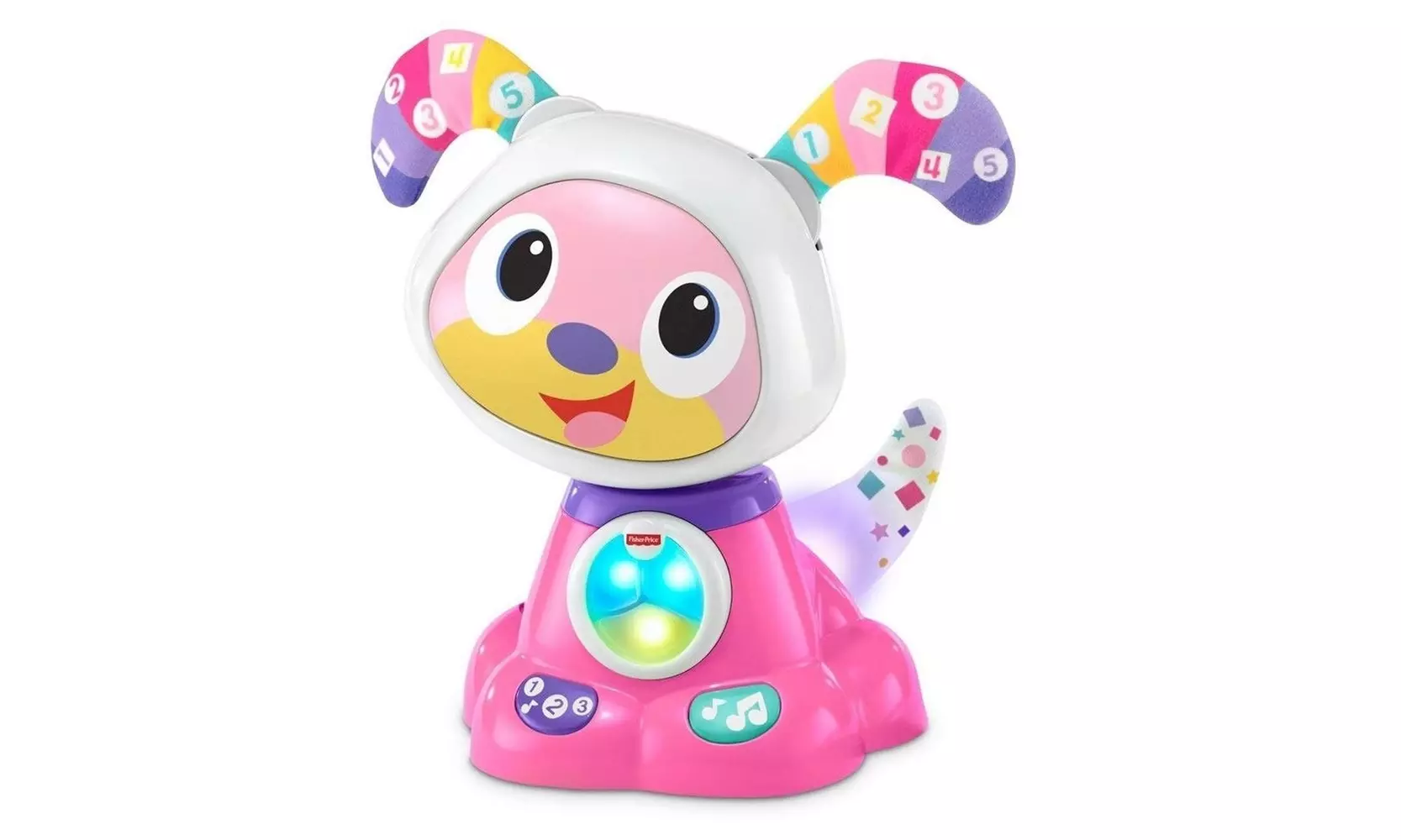 Bright Beats Dance & Move Beat Pink BowWow Dog Play Learn Fisher-Price Toy FBY55 - Primary Image